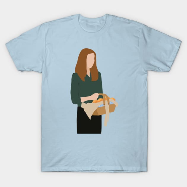 bree delivering muffins T-Shirt by aluap1006